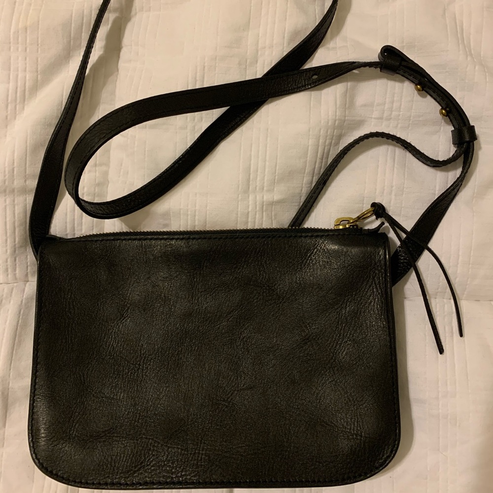 Madewell Crossbody Black Leather